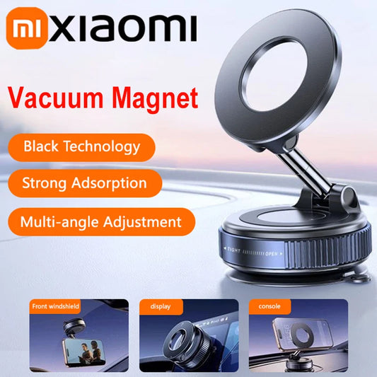 Xiaomi Super Strong Magnetic Phone Holder Foldable Design 360° Adjustable Vacuum Car Mount For Car Desk Phone Holder 2025